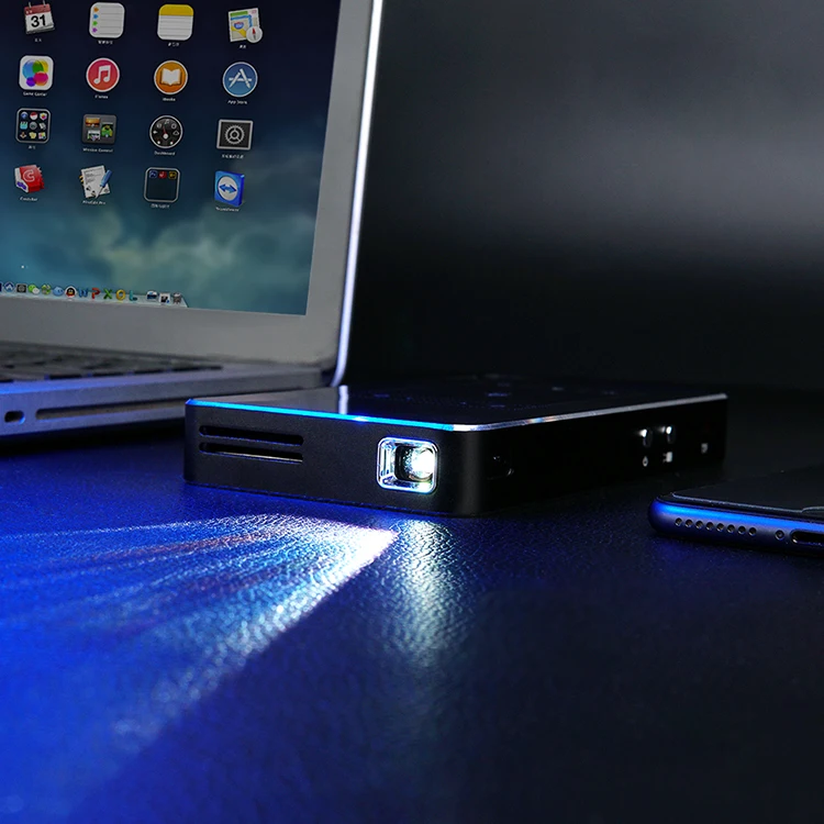
High quality full HD DLP smart LED mini portable projector 