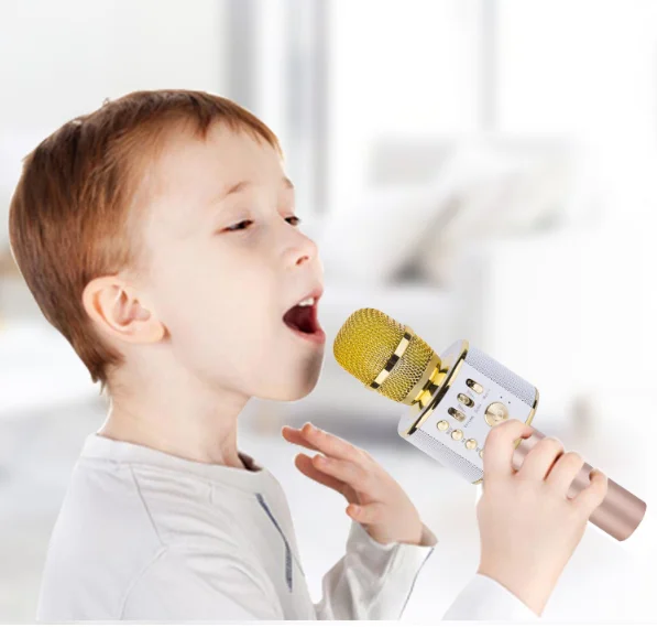 3-in-1 Handheld Wireless Karaoke Microphone  speaker  portable karaoke