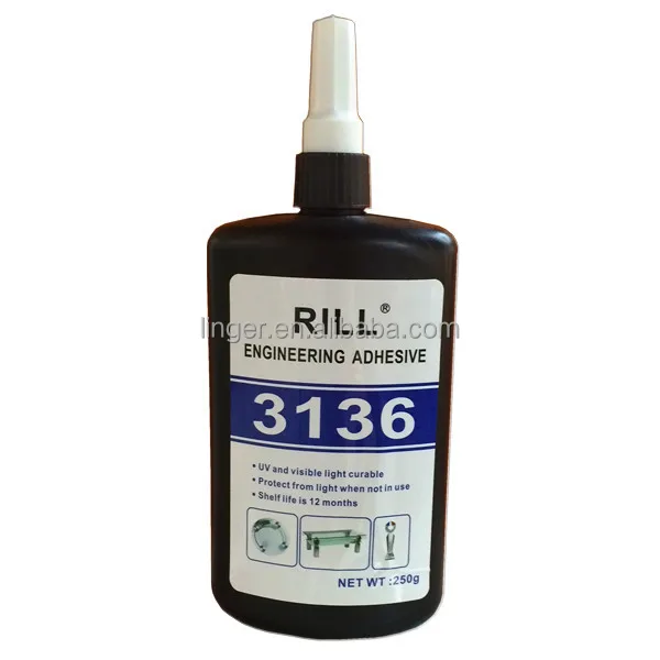 10ml -1000ml for glass metal ENGINEERING ADHESIVE UV GLUE