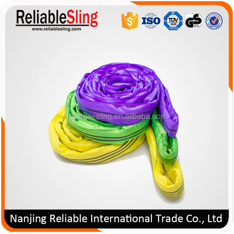 
3 Ton Round Sling Machine Flat Web or Webbing Sling From China 