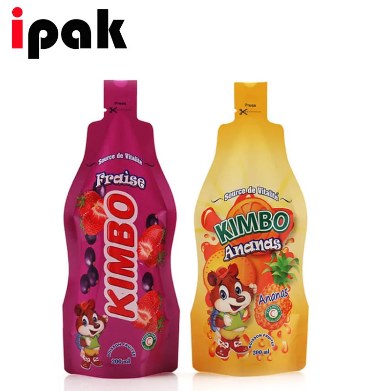 Custom Doy Pack Stand up 500ml Shampoo Packaging Pouch with Spout Customized Free Stock Samples Offered Express Sea or Air IPAK