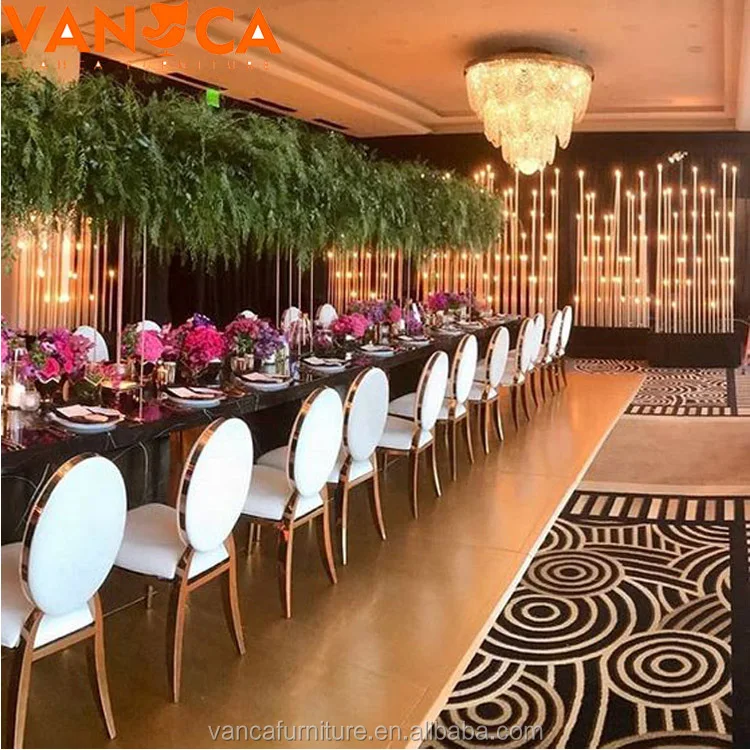 Fashionable romantic white wedding furniture wedding event chairs for sale