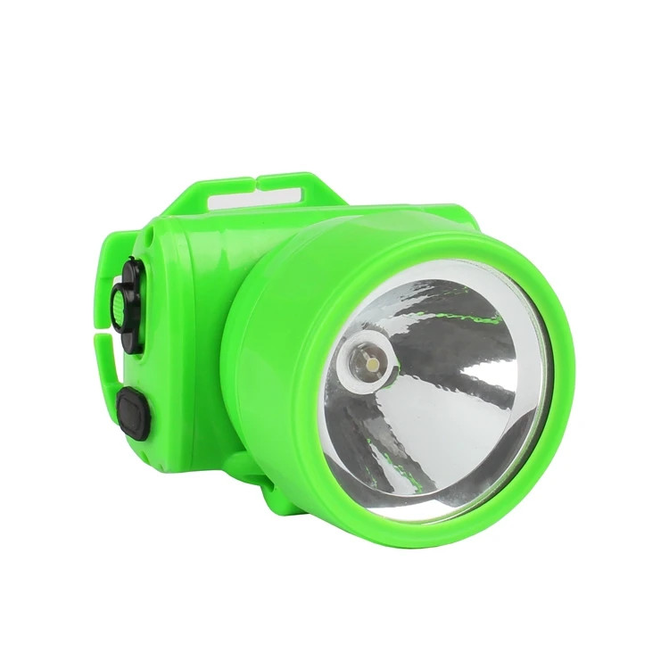 
TL-03-1 ( 1 LED 0.2W ) Lead acid battery Portable led head light rechargeable green LED headlamp for rubber farming work 