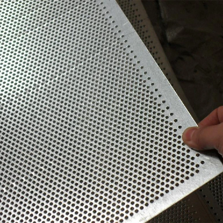 Good quality 0.5mm thickness 0.5mm round hole 1mm pitch stainless steel perforated sheet mesh with in stock