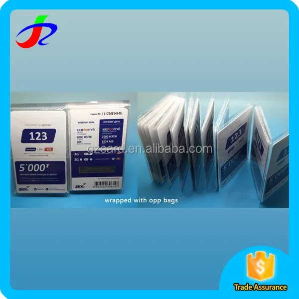 
Credit card size top-up paper/pvc card printing scratch prepaid calling card printing 