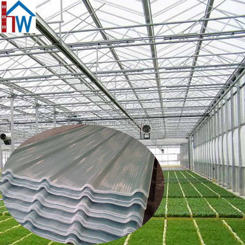 
high quality transparent Fiberglass plastic FRP roof tile 