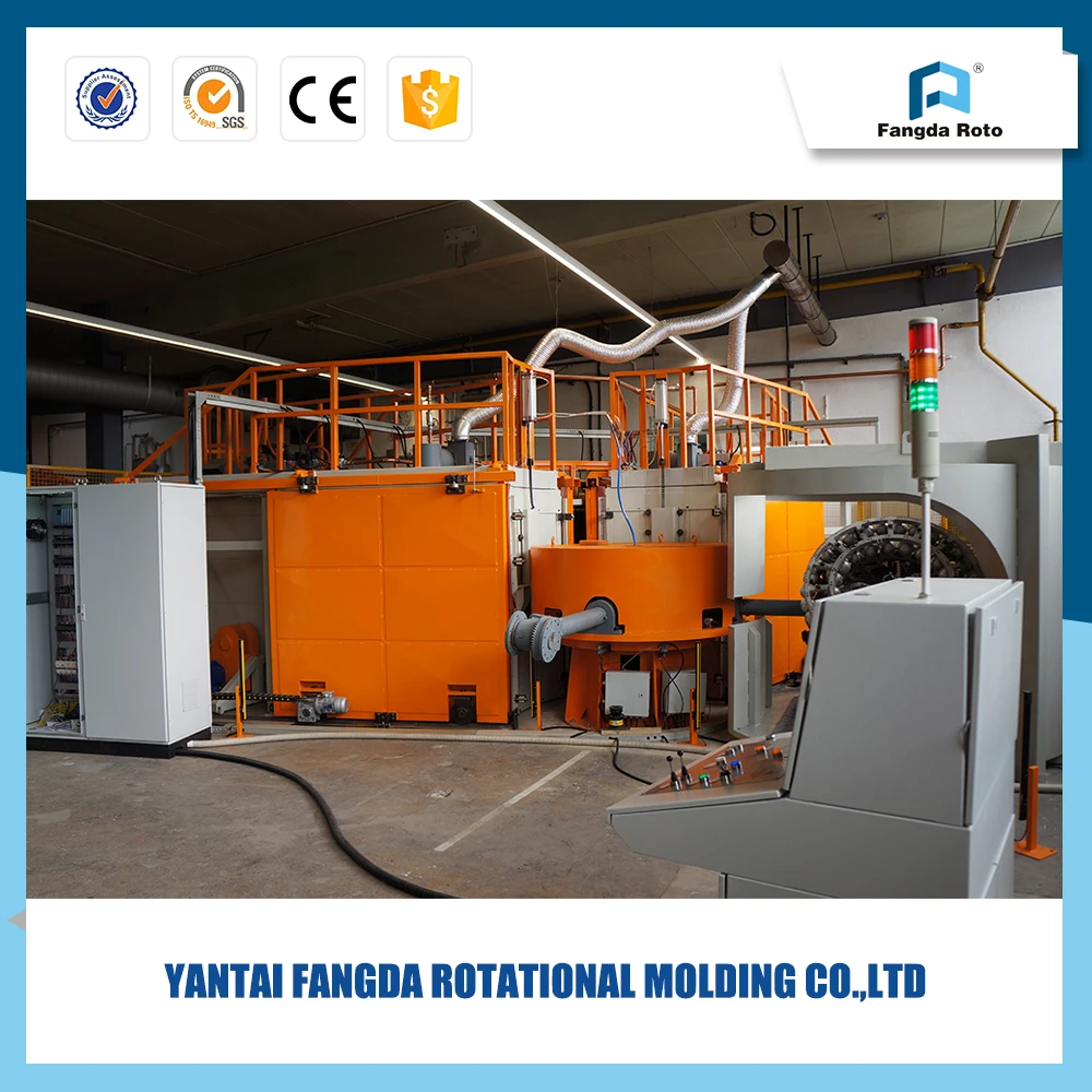 
FANGDA Carousel Rotomolding Machine For PVC Making 