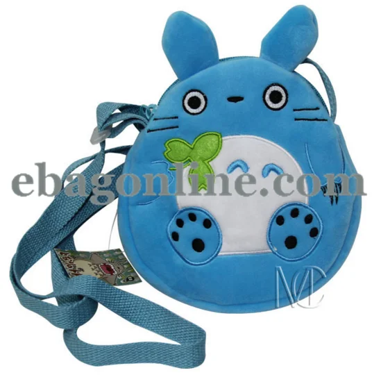 
Cute Anime My Neighbor Totoro Soft Plush Phone Bag Single Shoulder Bag Small Crossbody Bag 