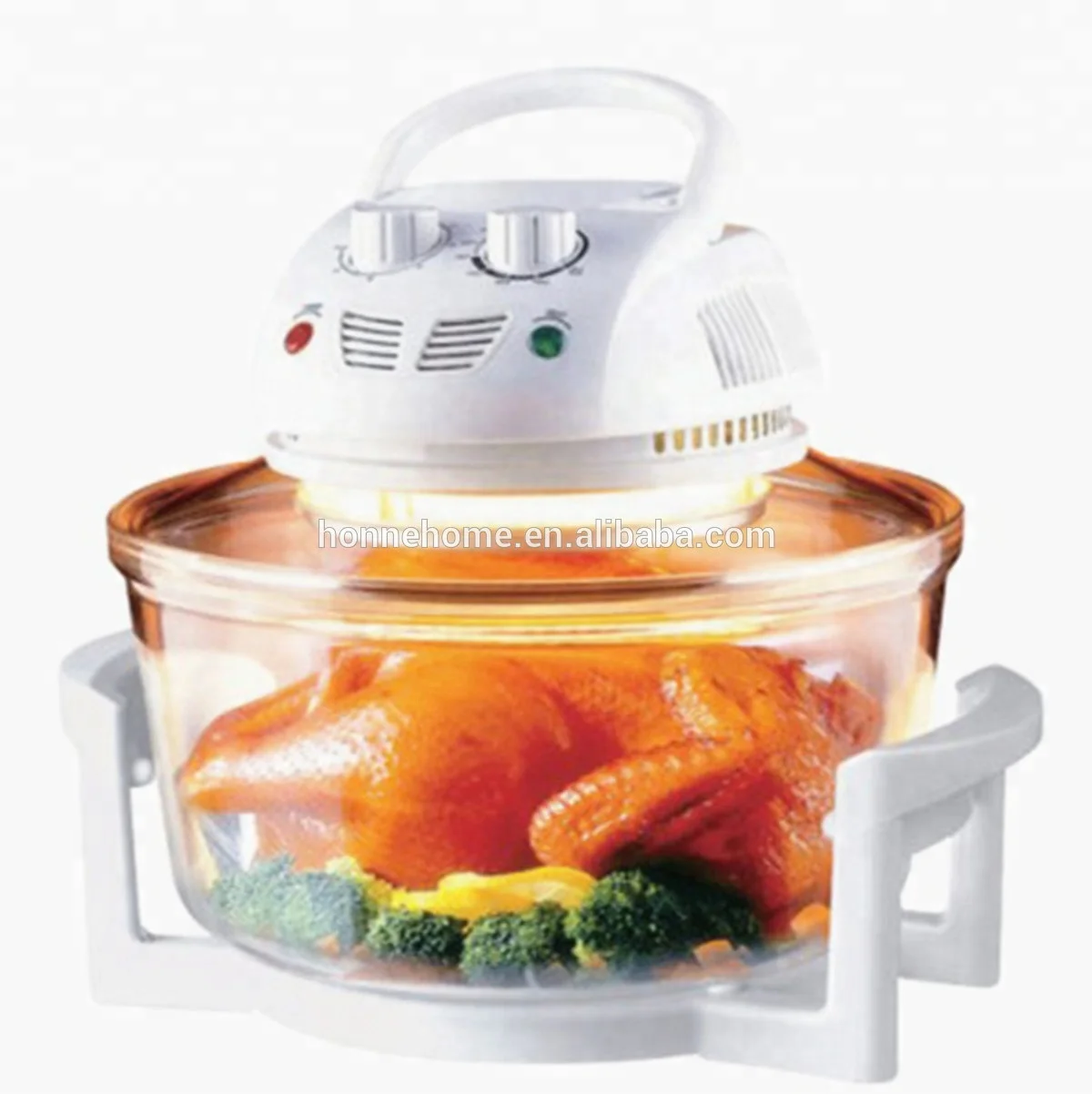 Electric 12L Glass Pot Halogen Convection Oven
