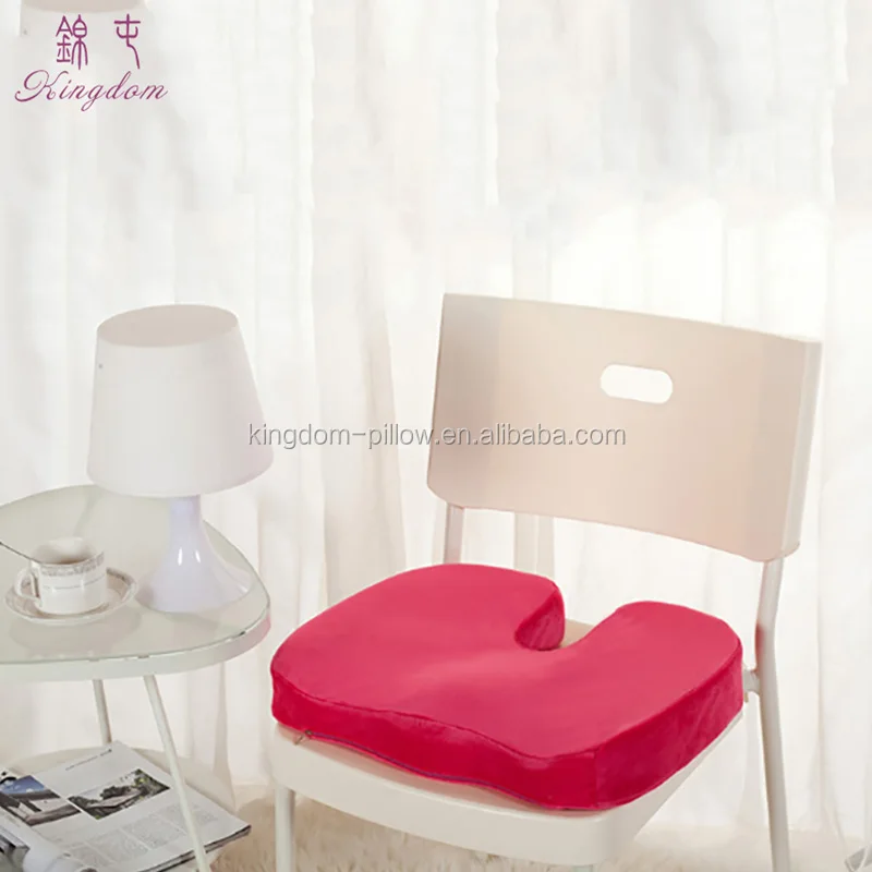 Blood Circulation Memory Foam Office Chair Seat Cushion, Elderly Coccyx Seat Cushion, Hemorrhoid Foam Seat Cushion for Office
