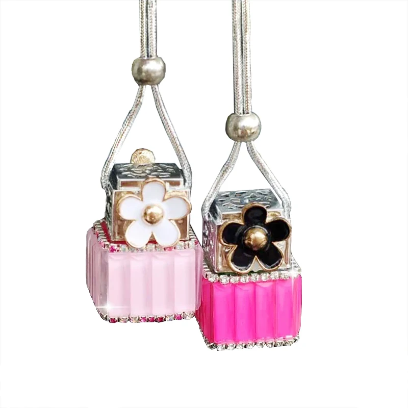 Zou Ju Hua Car Perfume Bottle for Essential Oils Air Freshener Auto Pendant Ornament Car-styling Perfume Fragrance Accessories