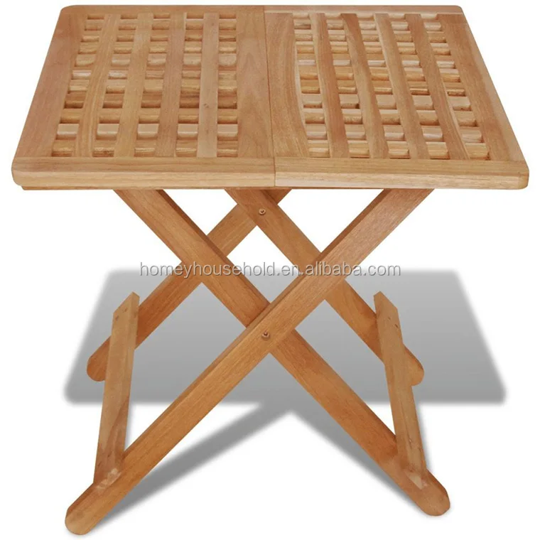 
Premier Housewares Folding Table Natural Wood Folding Table Outdoor furniture Camping Folding Table 