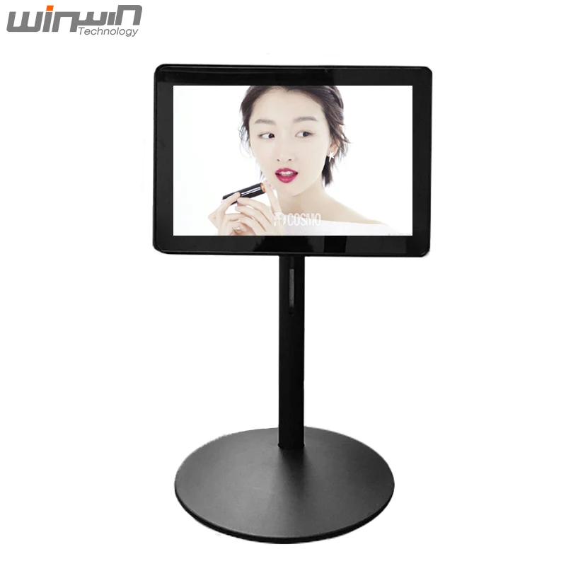 Cheap Table Top 10.1 inch LCD TV Advertising Display with Base