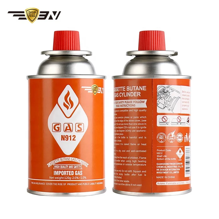 
Camping Butane Gas Cylinder(120g) for Portable Butane Cooker, Powerful Camping Butane Gas Cartridge, 3N Easy Use Butane Gas 