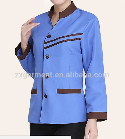 Design Custom 5 Star Hotel Staff Work Suit Women Men Cleaning Clothes Professional Housekeeping Uniforms Sets
