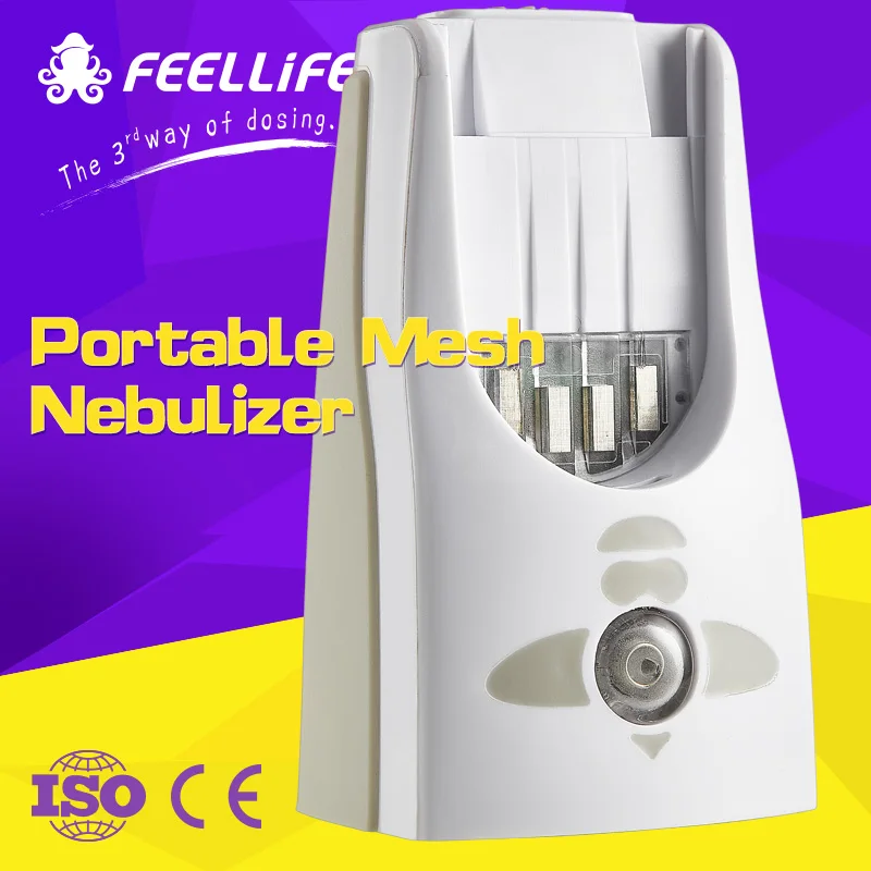 Feellife mesh atomizer mesh portable inhlator for asthma copd respiratory disease medical nebulizer to prevent cross infection