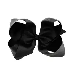 Toddler Hair Accessories 6 inch Children Hairbows Baby girl Hair Ribbons with clips