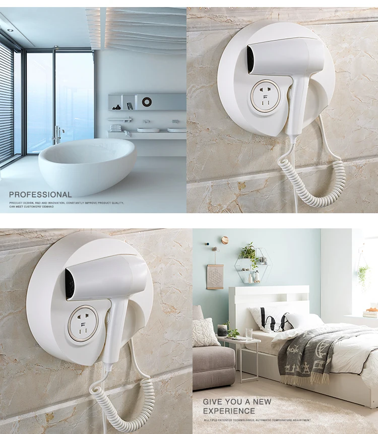 Профессиональный отель фен настенный фен для волос, производитель
