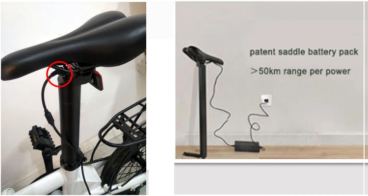 Light weight 5 PAS 36V 250W E Smart Electric  Cycle Bike