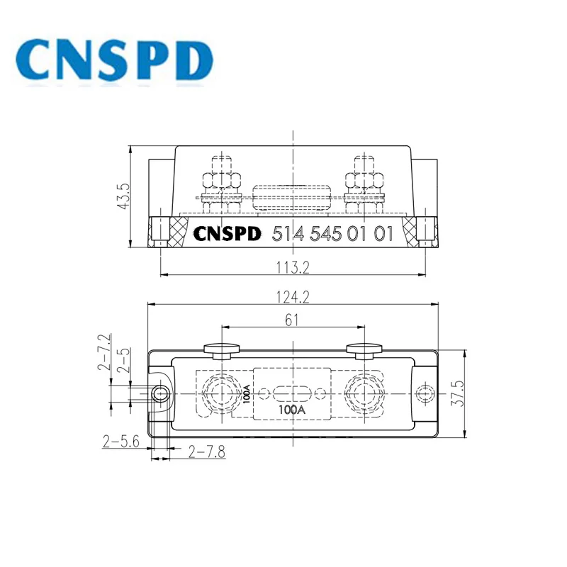  100 AMP 200AMP автомобильный лодочный грузовик ANL держатель