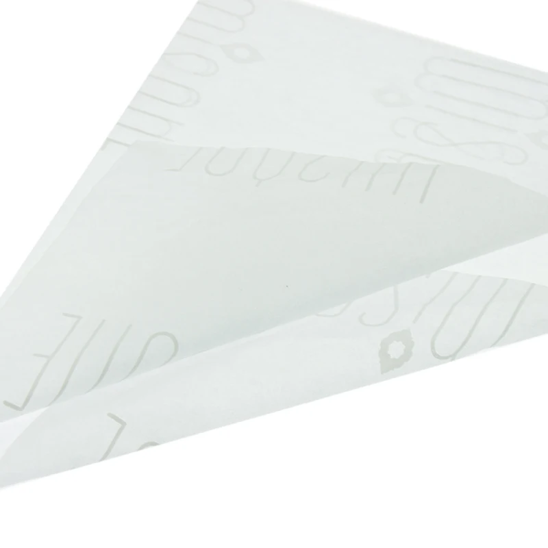 Пользовательские печатные белая ткань упаковочная бумага с белым логотипом