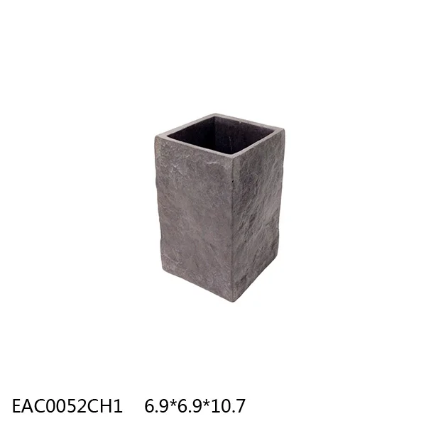 New natural stone effect concrete bathroom set 5pcs for hotel / home