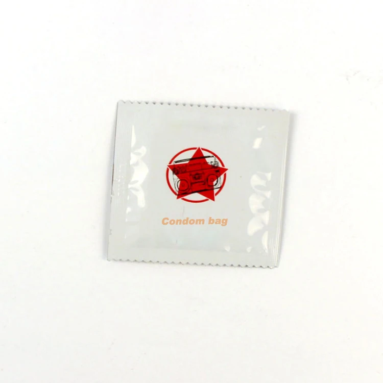 Laminated Foil and Aseptic Featur Mylar Adult Condom Bag, Condom Packaging Bag Wrapper/