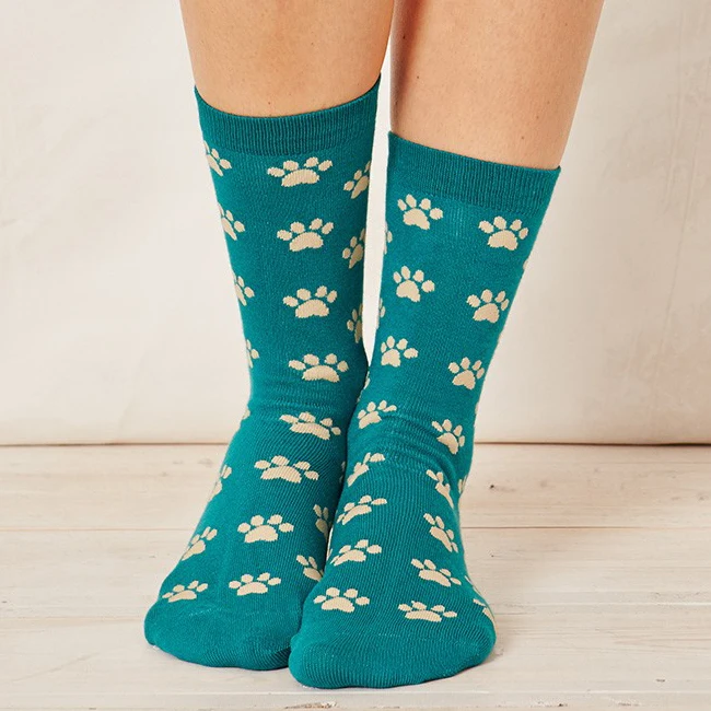 
High Grade Polka Dots Bamboo Pattern Socks, Custom Design Office Work Bamboo Fiber Womens Socks 