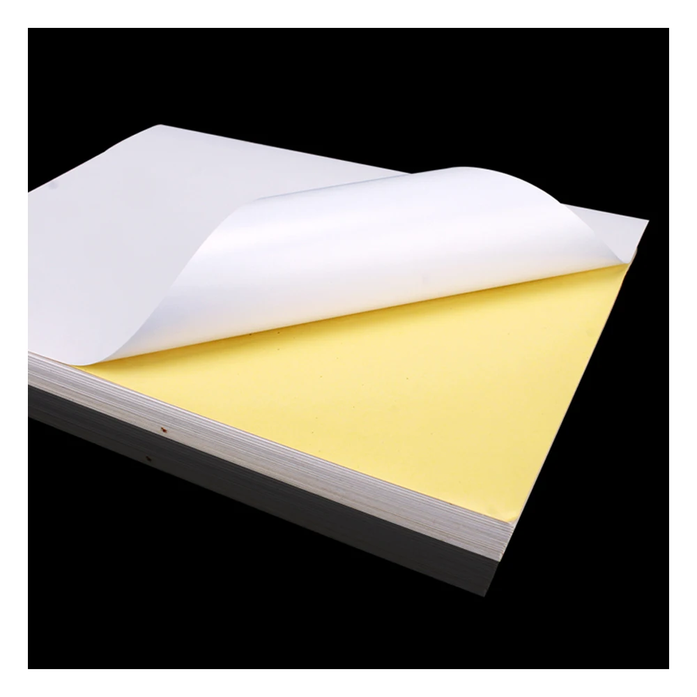 Custom Adhesive Vinyl Label Sticker A4 A5 Waterproof Paper For