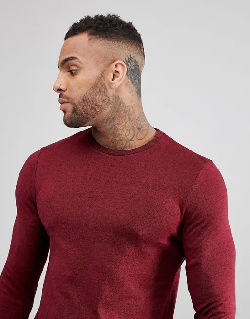 
China Manufacturers Wholesale Plain T Shirt Long Sleeve Man T Shirt 