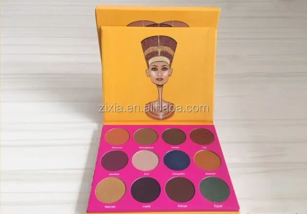 
2019 New interesting products high pigment branded eye shadow small make up eyeshadow palettes for wholesale 