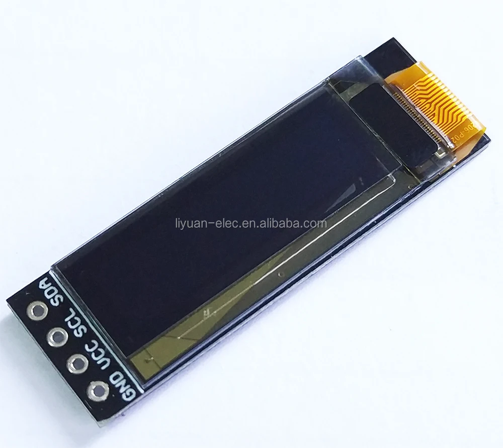 0,91 дюйма 128x32 SSD1306 4-контактный модуль I2C IIC oled с 4 отверстиями