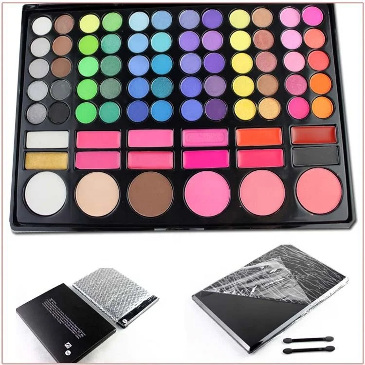 Popular 78 Multi Colored Makeup Eyeshadow Palette Set Professional Beauty Cosmetics Shimmer Matte Eyeshadow Palette