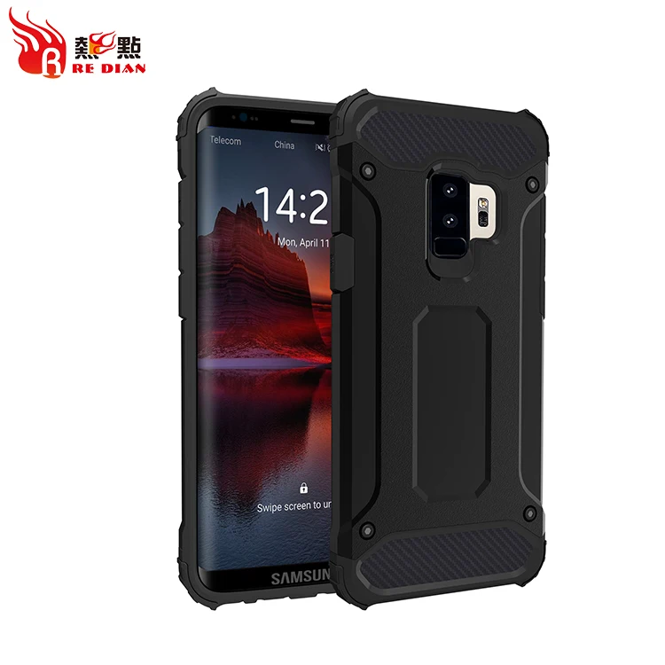 Гибридный Броня ТПУ ПК 2in1 мобильного телефона чехол для samsung S9 плюс
