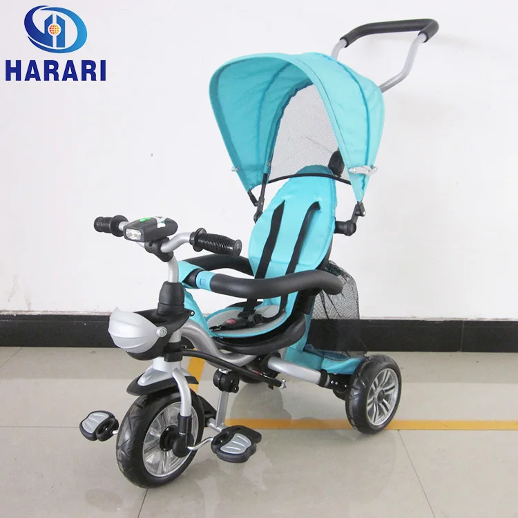 Rotated seat baby trike multi-function child tricycle 4 in 1