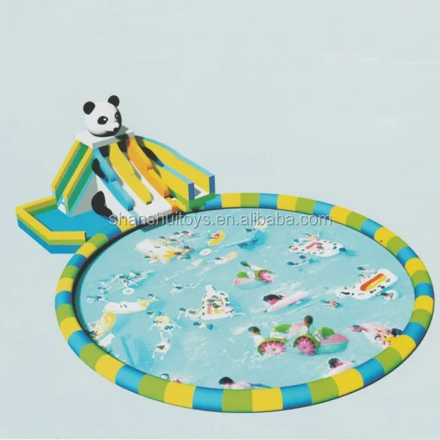 2023 Manufacturer inflatable water toys amusement park equipment,giant inflatable water park with pool and slide games for sale