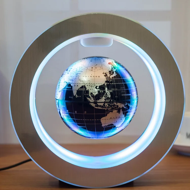
Magnetic levitating and turning globe 