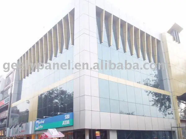 Manufacturer wholesale PVDF and polyester high quality aluminium composite panel