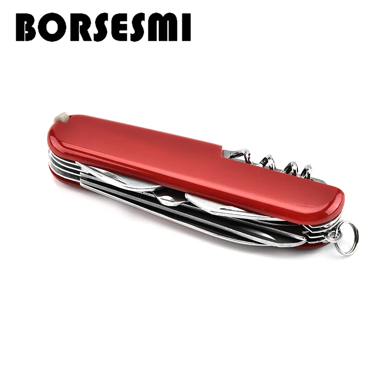 Top Latest Multi function survival knife set with keychain stainless steel pocket knives kit portable knife pocket clip