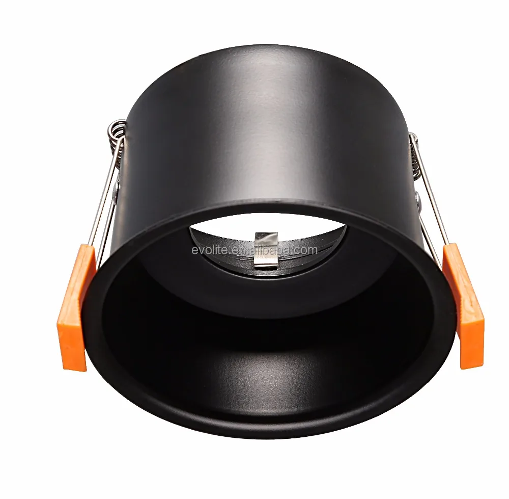 Глубокий углубление анти гальр регулируемое светодиодное круглое кольцо 50 мм MR16 & GU10 buld 2017 Горячая Распродажа
