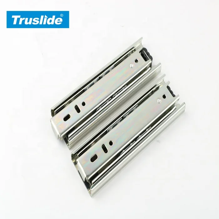 45mm 45KG Loading Superior Three Section Ball Bearing Kitchen Basket Drawer Slide for Furniture