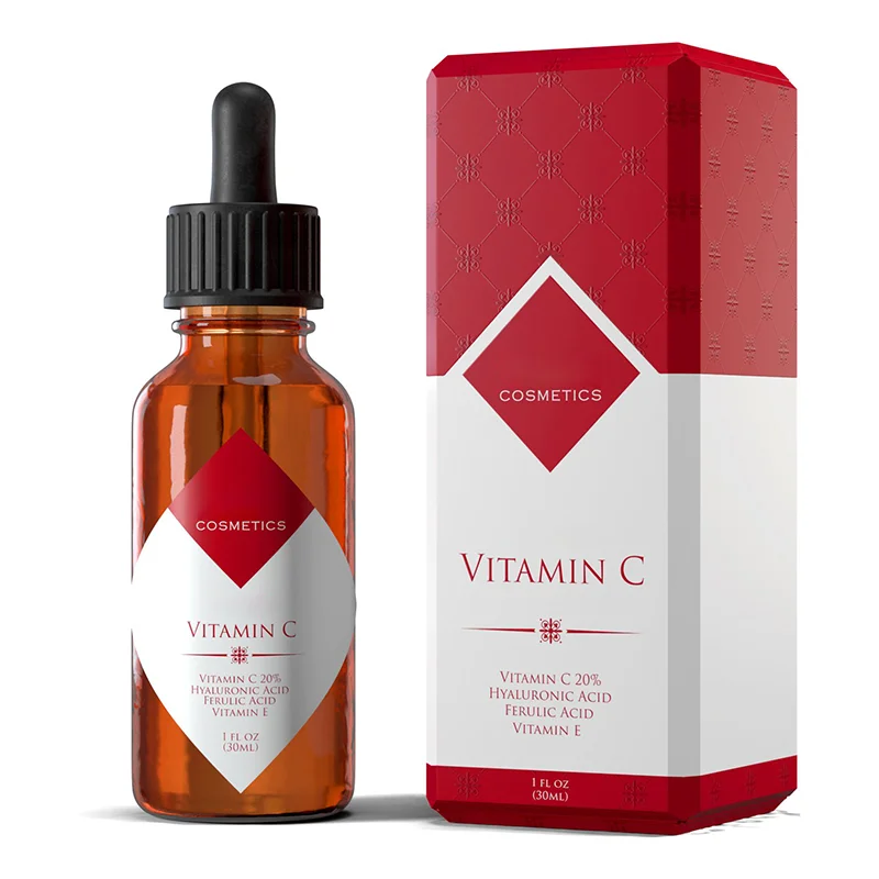 Private Label Skin Care Glow Aloe Vera 5 In 1 Face Serum Beauty Products Acne-aid Pure Vitamin C Brightening Face Serum