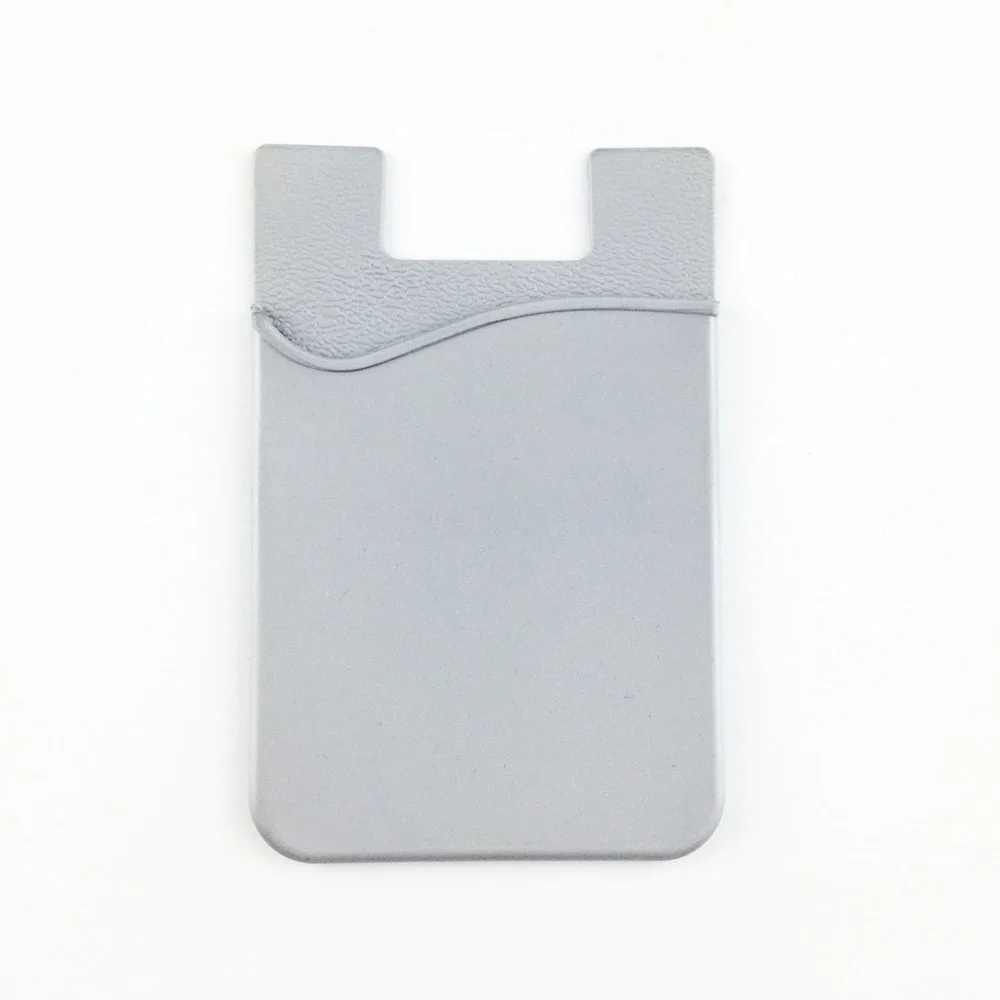 Силиконовый держатель для карт с именем и карманом смартфона