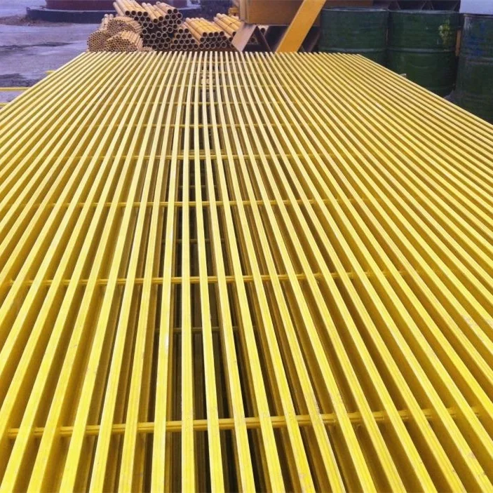 Pultruded Fiberglass Dock Grating, FRP Fiberglass Decking Material