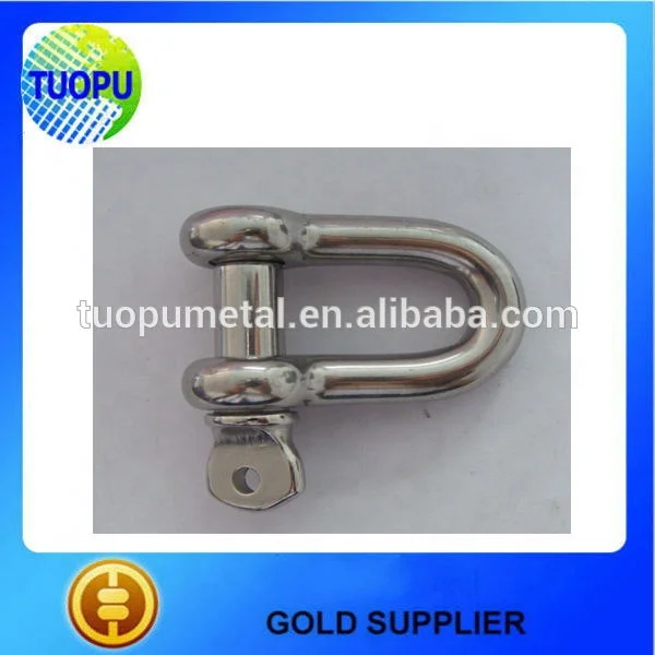 Hot sale Stainless steel  AISI 316 304 JIS D shackle Japan type DEE shackle