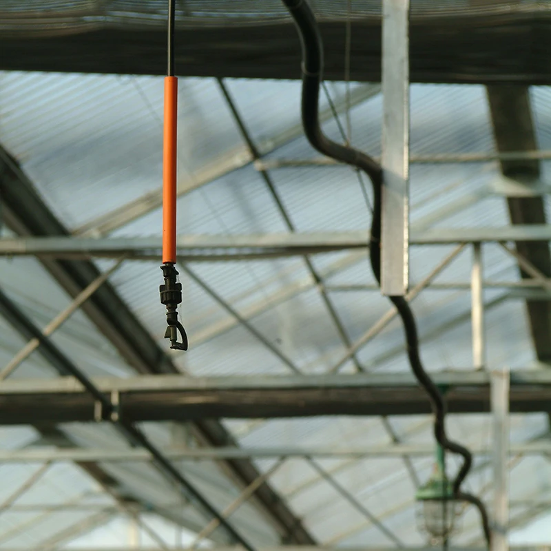 
Large size greenhouse spraying fogging system 