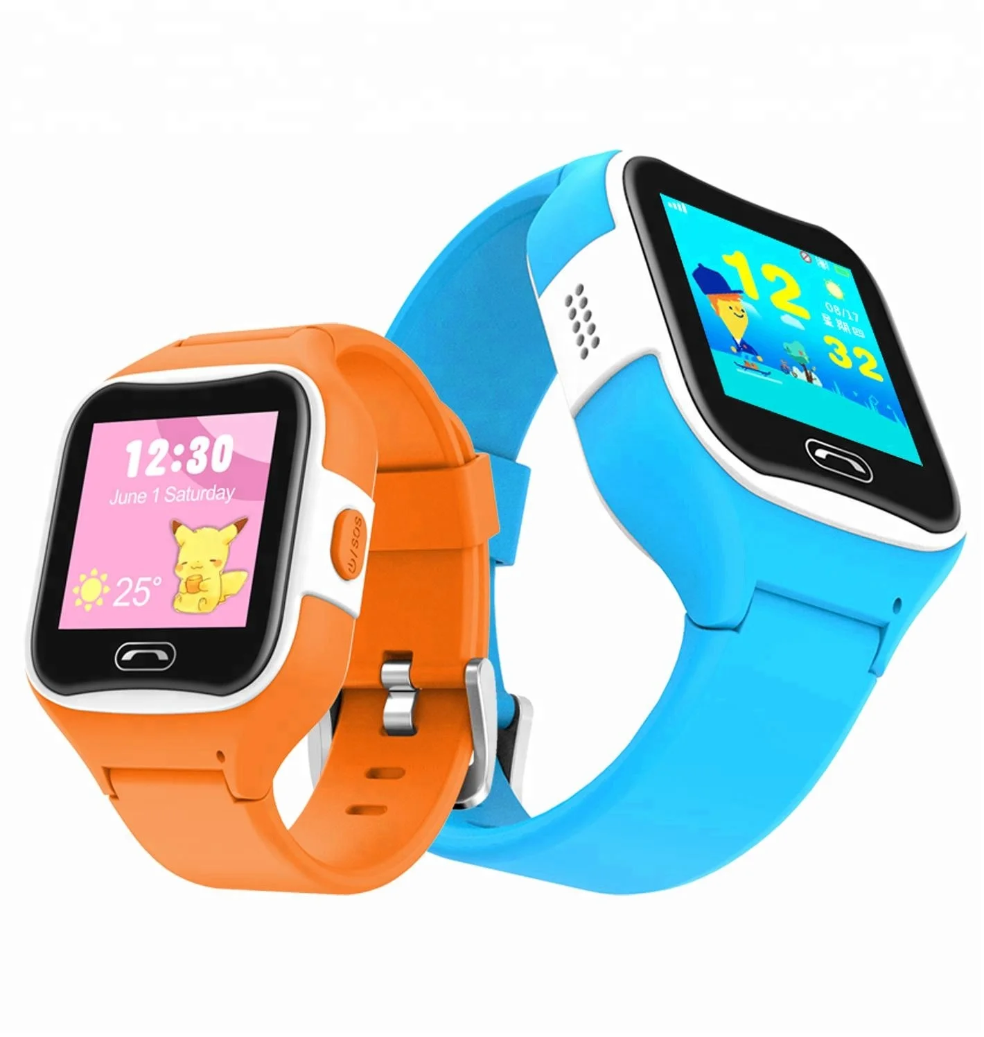 Gps SOS for Help Child Smart Watch GPS Child Locator Watch SMA- M2 IP68 Waterproof No Camera GPS Navigation Touch Screen WIFI