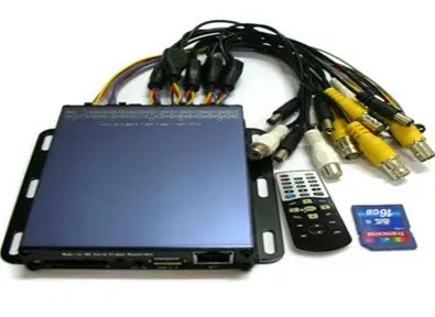 GPS / WIFI SD Card портативный дешёвый Мобильный видеорегистратор dvr н. 264 4 канальный (Full D1) ELP-MDR504S(4ch)