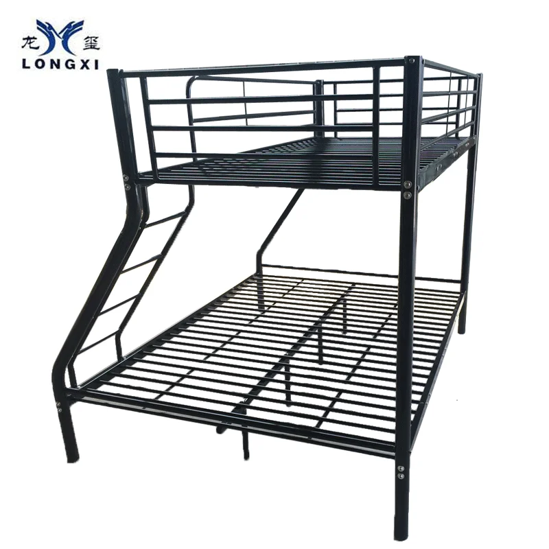 Europe style triple metal 3 sleeper bunk bed