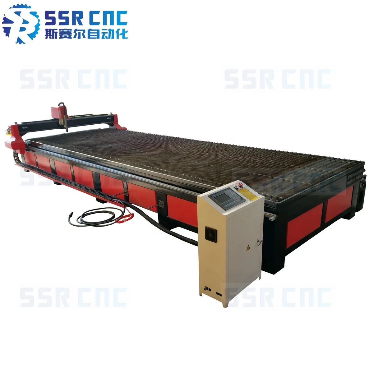 2 м * 6 большой размер металл CNC плазма отрезного станка для углеродистая сталь SSR-2060P